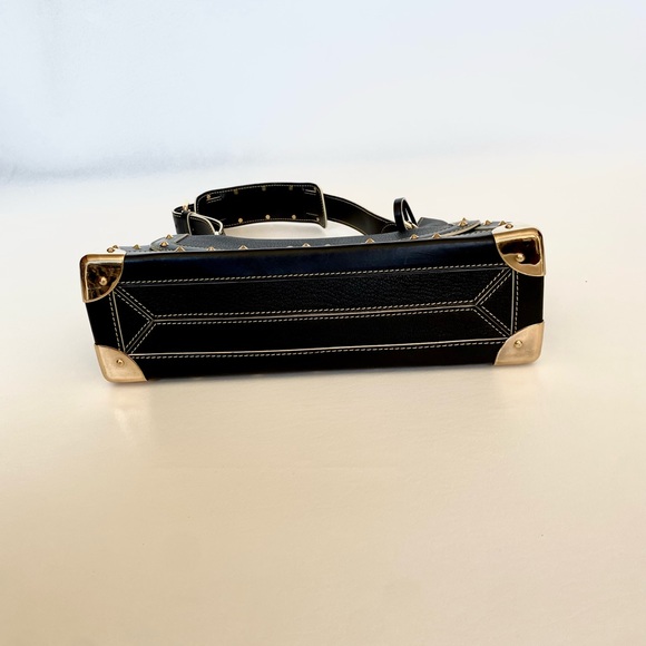 LOUIS VUITTON BLACK SUHALI LEATHER LE TALENTUEX BAG - Picture 4 of 14